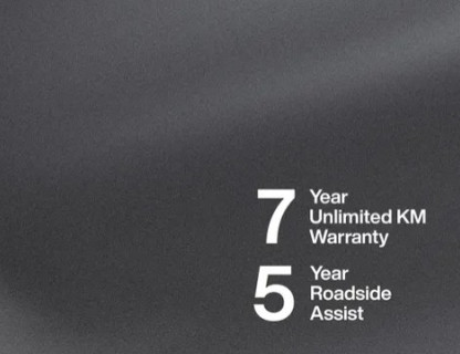 GWM Care includes 7 year unlimited km warranty and 5 year roadside assist